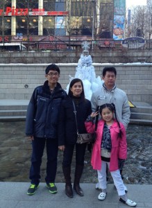 Tour Hàn Quốc - Gia đình chị Dung